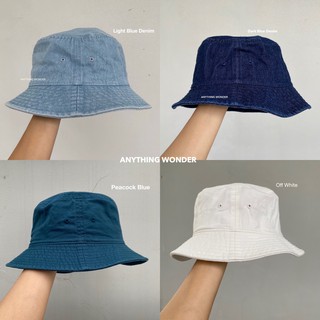 **ตำหนิ** Defect !! Bucket Hat H011 หมวกบัคเก็ต ผ้าฟอก