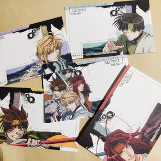 SAIYUKI 5 แผ่น/ลาย กระดาษโน๊ต โพสอิท อนิเมะ ไซยูกิ การ์ตูน Note Post it Photo Card Paper มังงะ ญี่ปุ่น