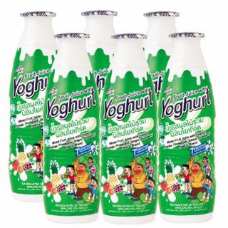 ดีโด้ น้ำผลไม้รวม10% ผสมโยเกิร์ต ขนาด 300ml ยกแพ็ค 6ขวด DEEDO MIXED FRUIT JUICE YOGHURT