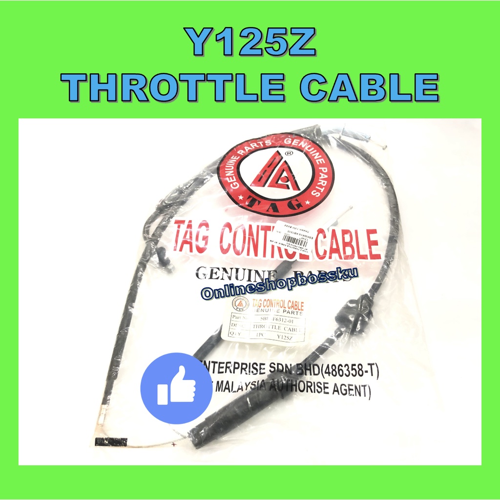 Y125Z สาย THROTTLE Y125 Z สาย MINYAK Y 125Z WAYAR MINYAK THROTTLE Y125Z สาย THROTTLE Y25Z KABEL MINY