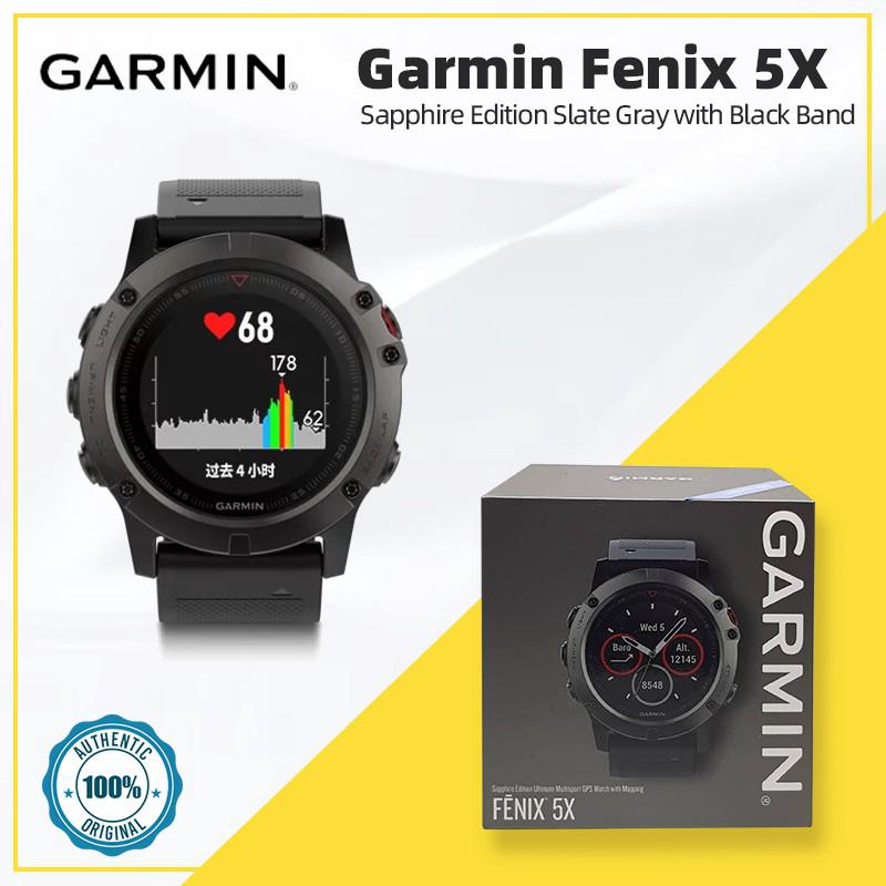 สายรัดข้อมือ Garmin Fenix 5 X สีดำและสีดำ