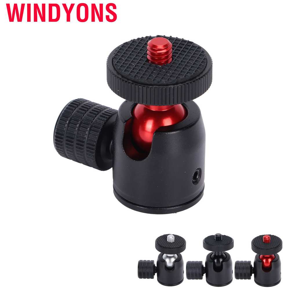 Windyons หัวบอลที่มีความสำคัญพร้อมอินเทล 1/4 และจุดเด่นของไฟในทิศทางของกล้อง Dslr