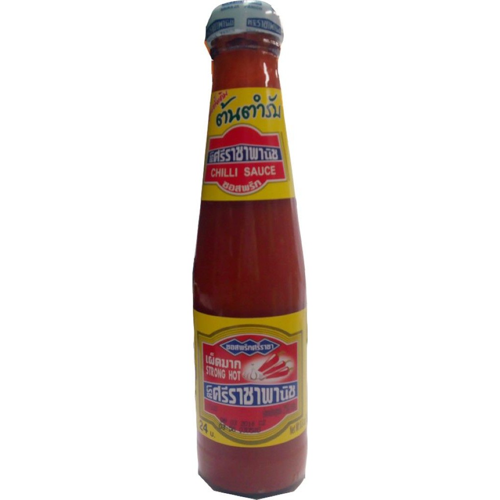 X 3 ขวด Sriracha Red Chilli Sauce Hot 250g ซอสพริกศรีราชา เผ็ดมาก