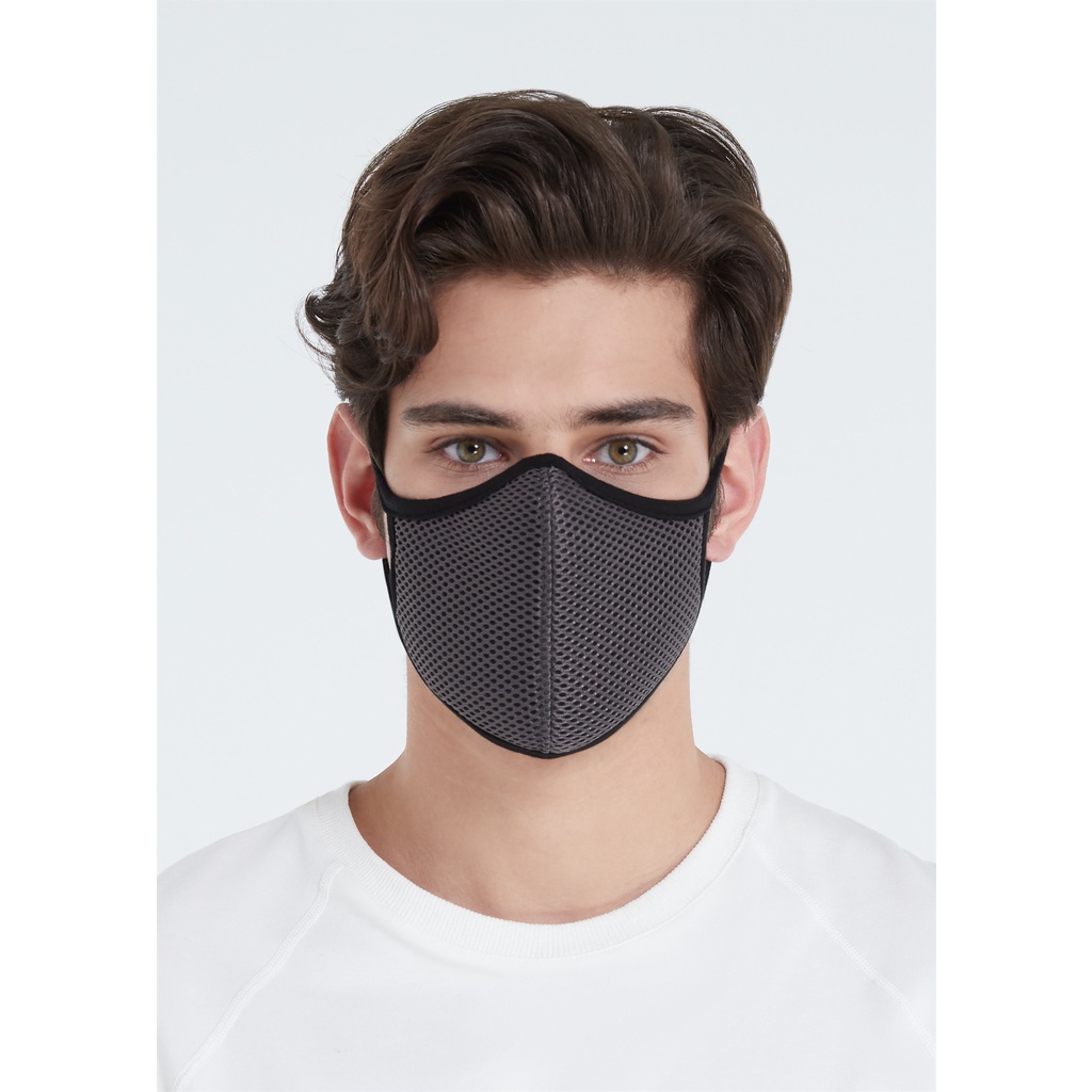หน้ากากยี่ห้อ M1 รุ่น 3D พร้อมแผ่นกรองรุ่นนาโน ป้องกัน PM2.5 สะท้อนน้ำ หายใจสะดวก หูนุ่มสุดๆ