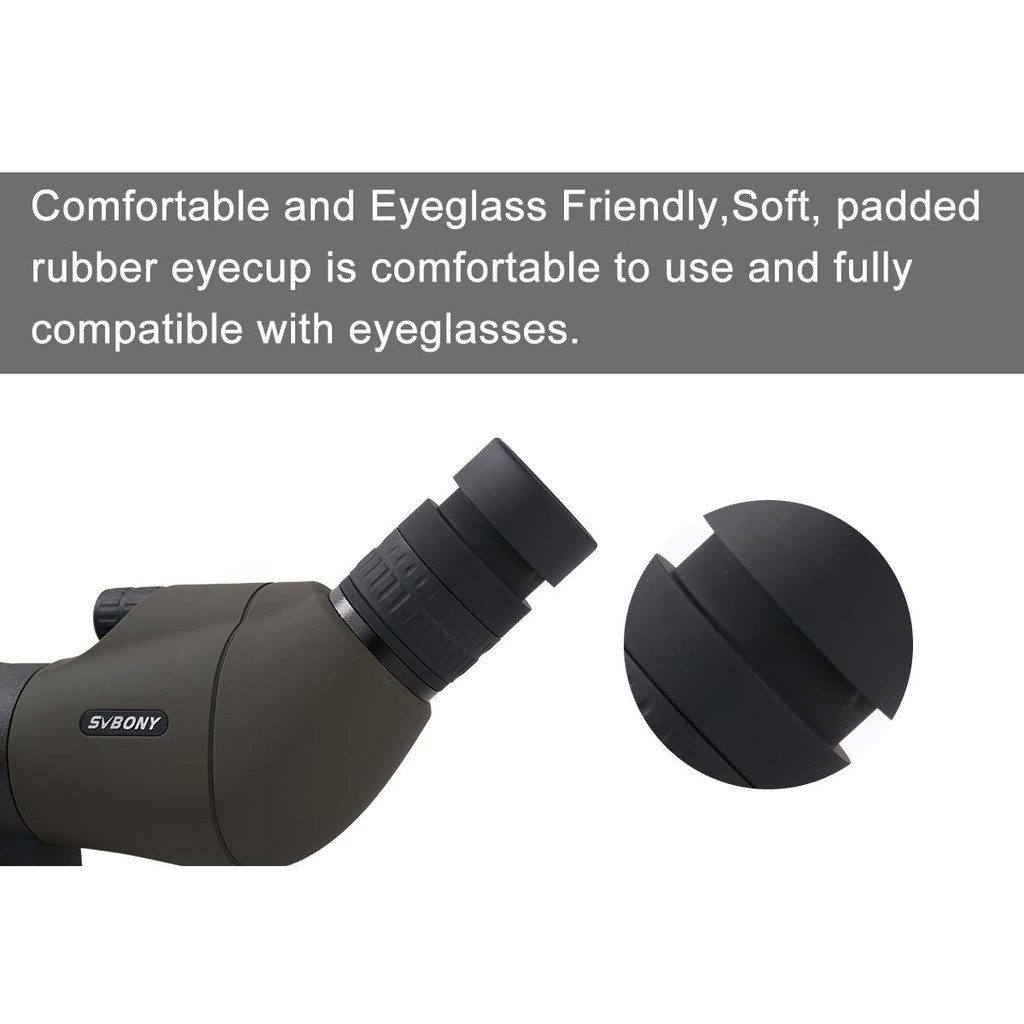 Svbony SV401 Spotting Scope 20-60x80 ซูมกล้องโทรทรรศน์ขาตั้งกล้อง Bk7 Prism สําหรับกลางแจ้งดูนก — صورة 5