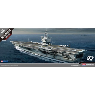 Scale Model โมเดลเรือบรรทุกเครื่องบิน Academy Model 1/600 AC14400 USS ENTERPRISE CVN-65