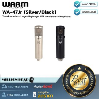 Warm Audio : WA-47Jr (Silver/Black) by Millionhead ( ไมค์คอนเดนเซอร์คุณภาพสูง สำหรับการบันทึกเสียงอย่างมืออาชีพ )