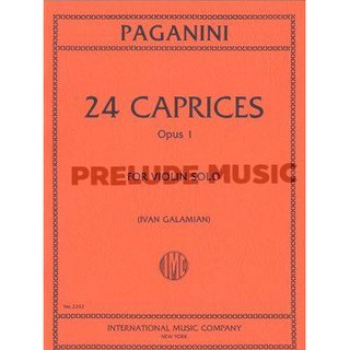 (Piano and Violin) Paganini, N: 24 Caprices op. 1 (IMC2292)