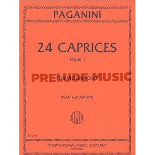 (Piano and Violin) Paganini, N: 24 Caprices op. 1 (IMC2292)