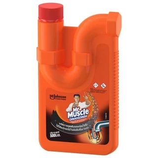 มิสเตอร์ มัสเซิล ขจัดท่อตัน ชนิดเจล 500 มล. Mr Muscle Drain Declogger 500ml