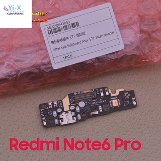 บอร์ดเชื่อมต่อพอร์ตชาร์จ USB พร้อมไมโครโฟน สําหรับ Xiaomi Redmi Note 6 pro