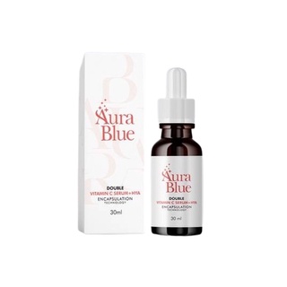 AuraBlue aura blue ออร่าบลู เซรั่มหน้าใส เซรั่มลดริ้วรอย ลดฝ้า กระ จุดด่างดำ ขนาด 30 มล.