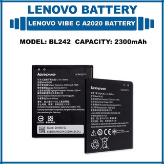 แบตเตอรี่ Lenovo VIBE C A2020 รุ่น BL242  2300mAh