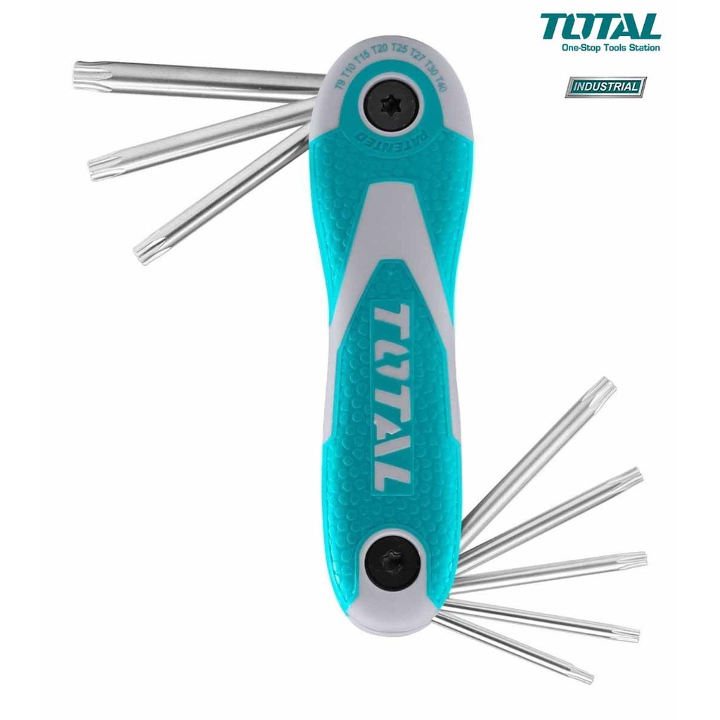TOTAL TORX KEY 8 ชิ้น T9-T40 (THT1061846)