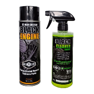 เซ็ตทำความสะอาดและบำรุงรักษาเครื่องยนต์มอเตอร์ไซต์ #blackengine #blackcleaner #สเปรย์พ่นเครื่องฮาเล่ย์