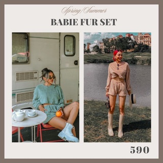 Babie Fur Set [ชุดเซ็ทพร้อมส่ง] 💥 ลด 10% 💥 Chuu Clothing ✨