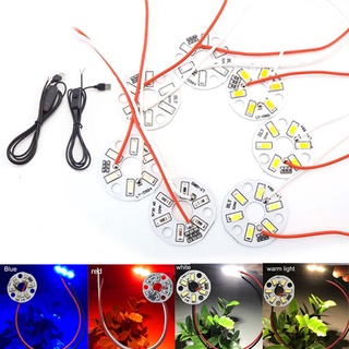 บอร์ดหลอดไฟ Led 5730Smd 3W 5V หรี่แสงได้ สีม่วง