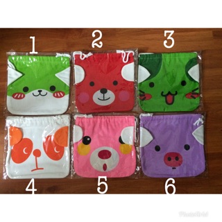 ถุงหูรูดลายการ์ตูน ขนาด7.5นิ้ว x7.5นิ้ว สีสันสดใส พร้อมส่ง #2