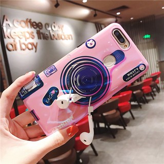 เคสโทรศัพท์แบบนุ่มสําหรับ oppo f 9 f 7 f 1s a 59 a 37 a 3s f 5 a 71 a 79 a 83 a 7 สีฟ้า