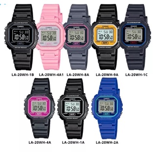 นาฬิกา CASIO นาฬิกาข้อมือผู้หญิง สายเรซิน รุ่น LA20WH ของแท้100% ประกัน1 ปี จากร้าน henghengwatch