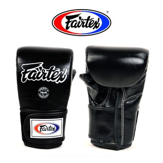 แบ็คชก  แฟร์เท็กซ์ รุ่นนิ้วโป้งปิด  Fairtex Cross Trainer Boxing &amp; Bag Gloves TGT7 สีดำ