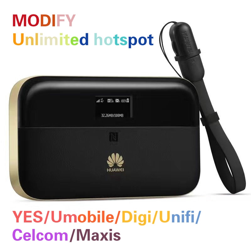 ใหม่ ! อปเอ็น! MOD HUAWEI E5885Ls-93a Mobile WiFi 2 Pro 4G 300Mbps 25hr ฮอตสปอตไม่ลิมted