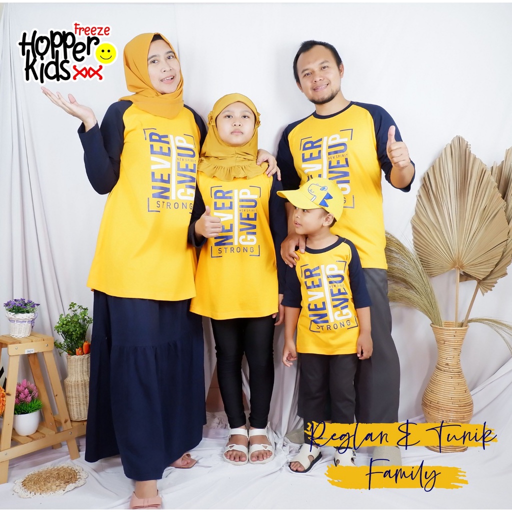 เสื้อยืดคู่รักครอบครัว Never Give Up