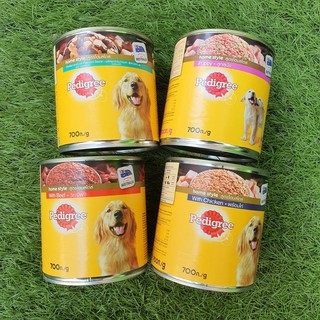 Pedigree เพดดีกรี อาหารเปียก สูตรโฮมสไตล์ ชนิดกระป๋อง ขนาด 700 g