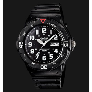 นาฬิกา Casio MRW-200H-1B นาฬิกาผู้ชายสายเรซิ่น สินค้าของแท้ 100% เก็บเงินปลายทาง ของแท้ ประกันสินค้า1 ปีเต็ม