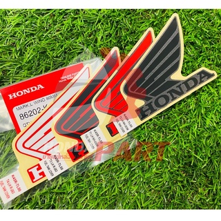 สติกเกอร์ เครื่องหมายปีกนก HONDA 80mm (ด้านซ้าย-ด้านขวา) แท้ศูนย์