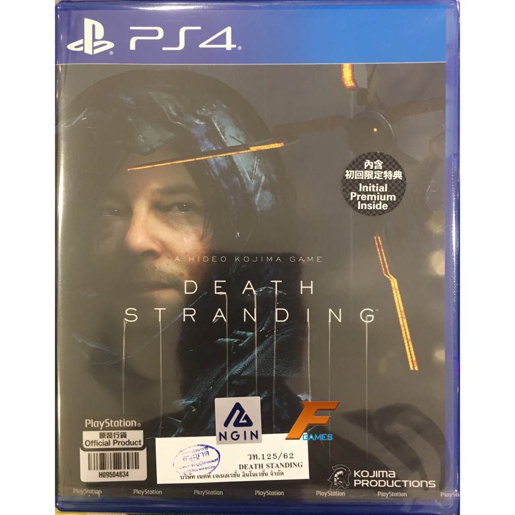 PS4 Death Stranding (Zone3/Asia)( English ) แผ่นเกม ของแท้ มือ1 มือหนึ่ง ของใหม่ ในซีล แผ่นเกมส์