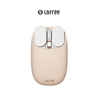 Xiaomi Lofree Dual-Mode Mouse (Milktea) Bluetooth2.4G รองรับ Mac,IOS,Windows,Android #เม้าส์ไร้สาย #LofreeTH