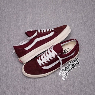 Oldskool OG Maroon / Offwhite รองเท้าผ้าใบสีขาว