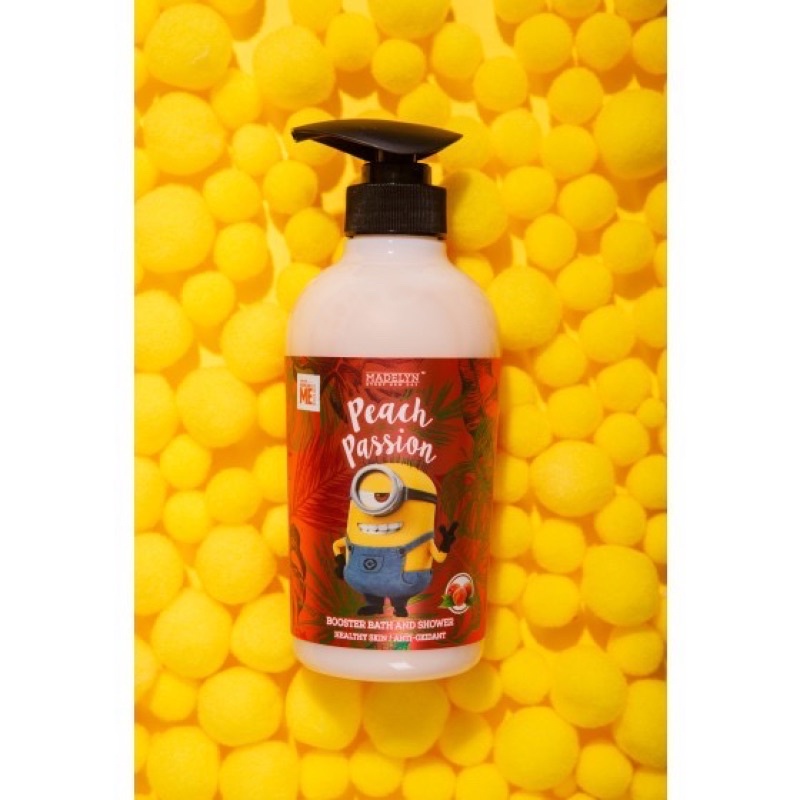 MADELYN Minions Shower Cream กลิ่น Peach Passion ครีมอาบน้ำ 500ml