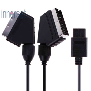 Inner Nintendo SNES Gamecube และคอนโซล N64 A / V TV Video Scart RGB Cable