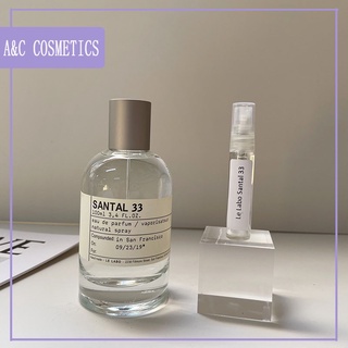 แท้💯%【🚛จัดส่งที่รวดเร็ว】 Le Labo Santal 33 EDP 2ml/5ml/10ml