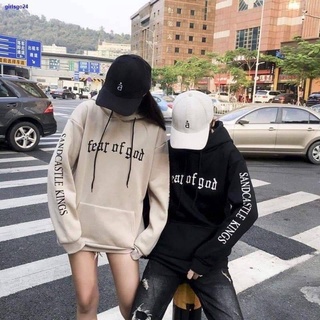 Hoodieกันหนาวเท่ๆมีลายสกรีนที่แขน