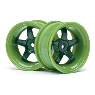 HPI 111091 WORK MEISTER S1 WHEELS GREEN 26mm (6mm OS/2pcs)