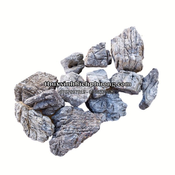 ELEPHANT SKIN STONE 1 KG - การออกแบบน้ํา | IWAGUMI BIOTOP AQUARIUM STONE MOUNTAIN POOL