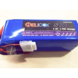 Helicox 5200 mAh. 22.2V. 40C