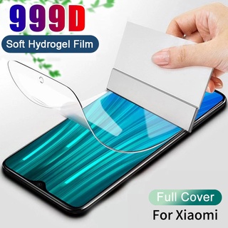 ฟิล์มไฮโดรเจล TPU กันรอยหน้าจอสําหรับ Xiaomi Mi 9T 10T Poco F2 pro F3 X3 M3 GT Redmi Note 7 8 9 9S 10 9A 9C 10S pro 4G 5G