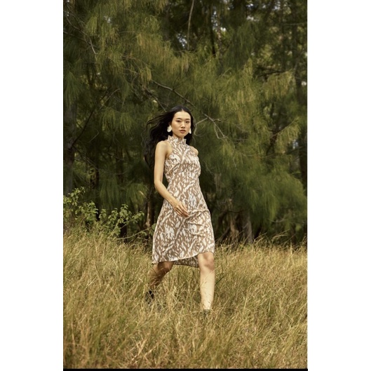 เดรสสีน้ำตาลจากhofstore