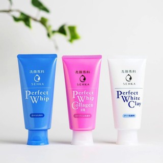 ฉลากไทย SHISEIDO Senka Perfect Whip Foam / White / Collagen in 120g