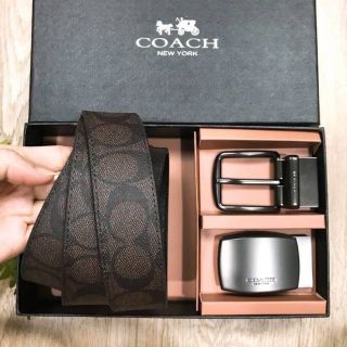 COACH BELT VALUE PACK BOX SET เซทเข็มขัด 2in1 Limited Edition จาก Coach