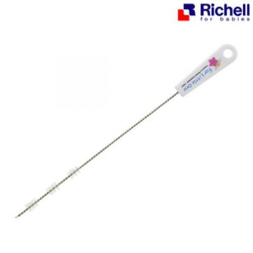 💯ของแท้ศูนย์ไทย💜 Richell LO Straw Brush แปรงทำความสะอาดหลอด ที่ทำความสะอาดหลอดดูดน้ำเด็ก