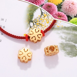 [พร้อมส่ง] สร้อยข้อมือ ประดับลูกปัด รูขนาดใหญ่ ระดับไฮเอนด์ สไตล์เวียดนาม diy