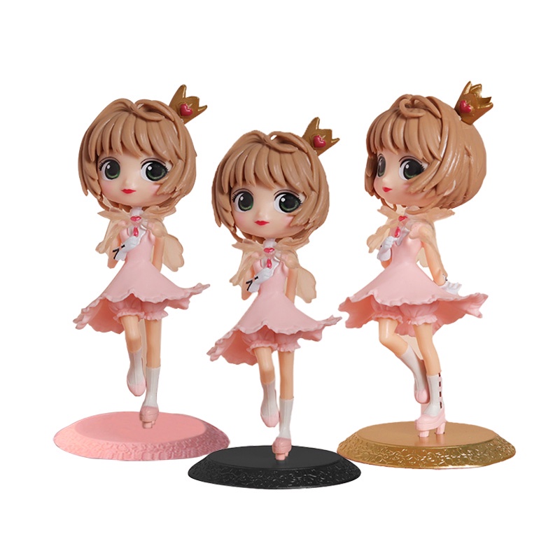 [พร้อมส่ง] ของตกแต่งเค้กวันเกิด รูปเจ้าหญิง ดอกซากุระน้อยน่ารัก สําหรับเด็กผู้หญิง