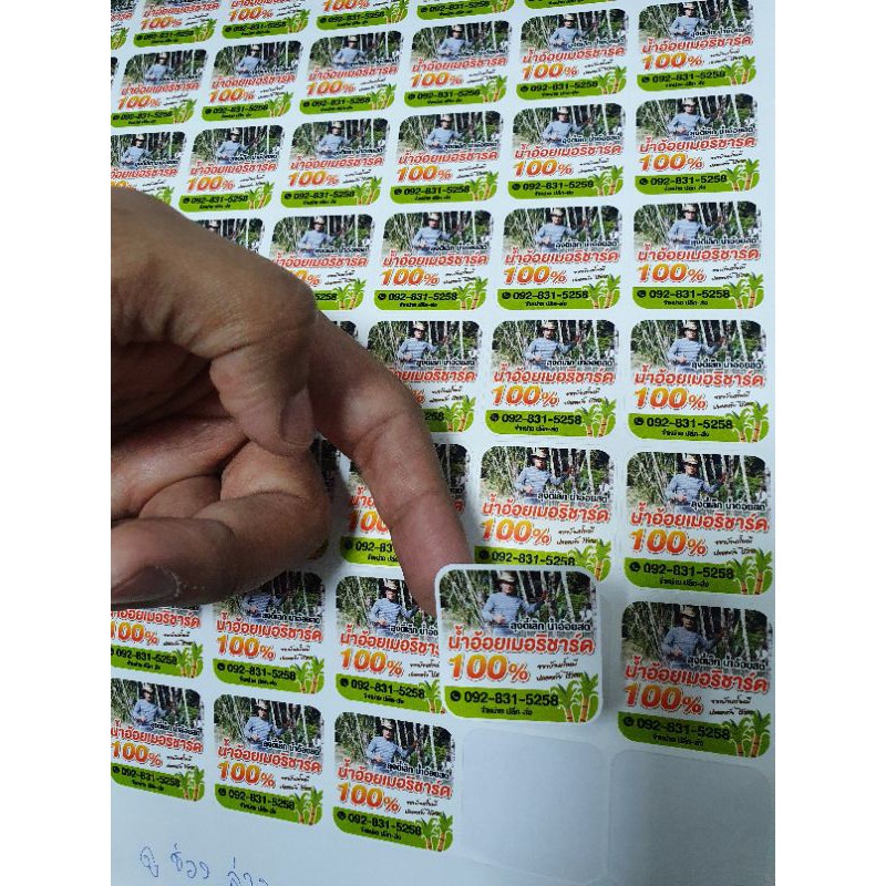 สติ๊กเกอร์สีขาวมุก สำหรับอิงค์เจ็ท ขนาด A3 1 แพคมี 30 แผ่น - รูปที่ 4