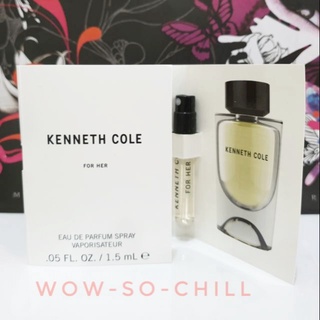 หอมแบบสบู่หน่อยๆ ผสานกลิ่นโทนแป้ง 😘 น้ำหอม Kenneth Cole for Her edp.ขนาดทดลอง 1.5 ml. ของแท้ 100%