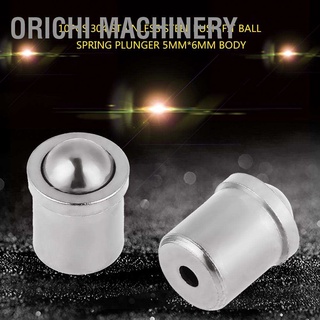 Orichi Machinery 10 ชิ้น 304 อุปกรณ์สแตนเลสสําหรับ Ball Plunger 5 มม. X 6 มม.